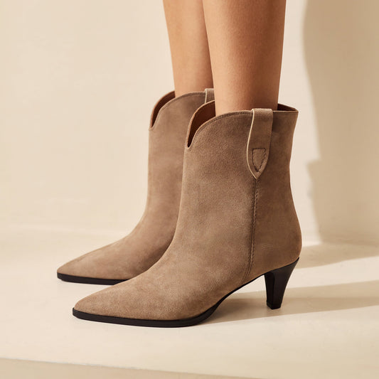 Vendôme Louane taupe suede boots - - Isabel Bernard