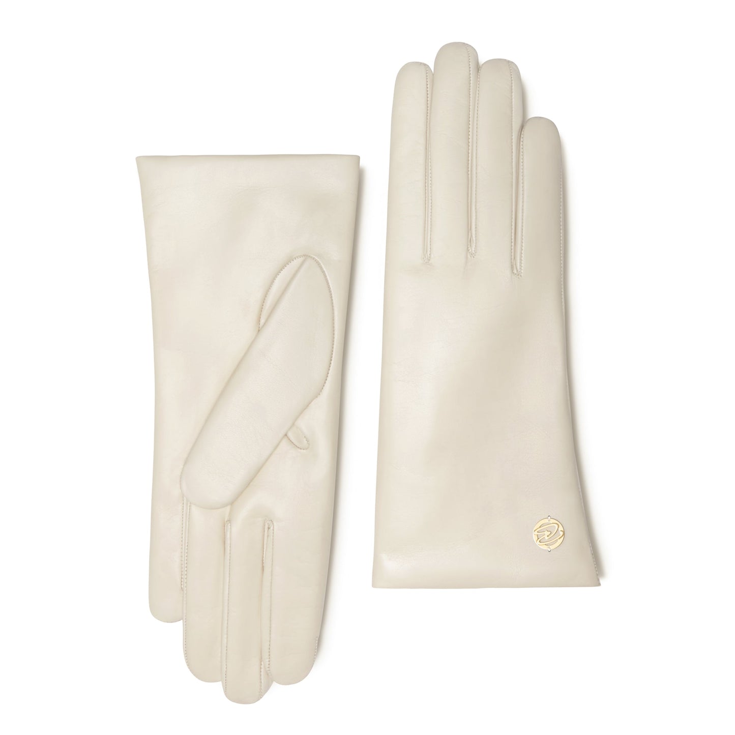Honoré Eleanor cream goatskin leather gloves - - Isabel Bernard