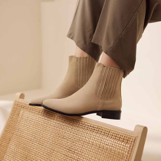 Vendôme Chey beige suede chelsea boots - - Isabel Bernard