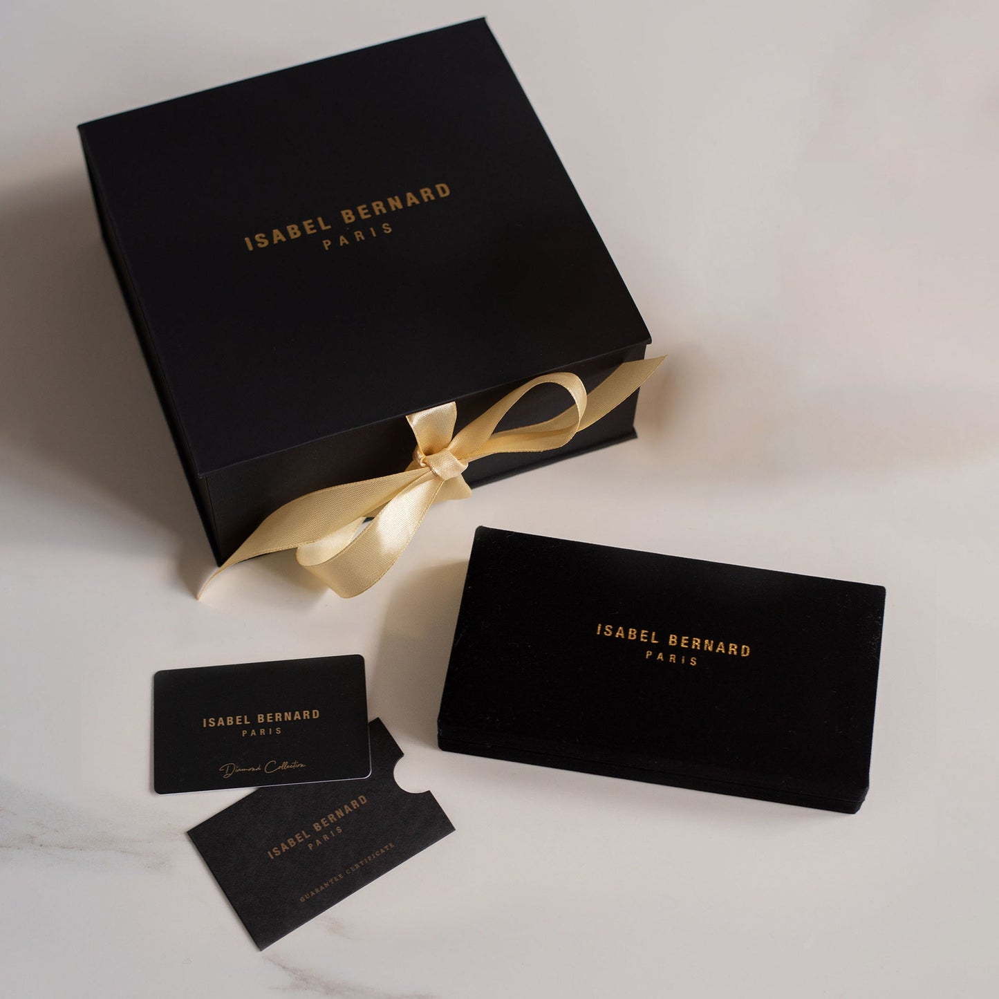 De la Paix Hanaé 14 karat gold necklace with diamond 0.14 carat - - Isabel Bernard