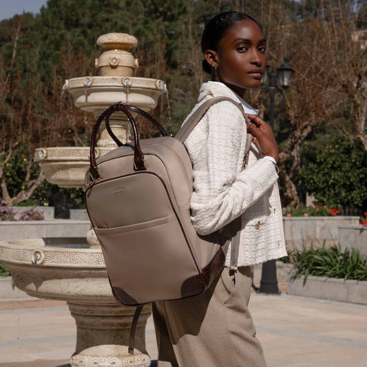 Du Louvre Cher taupe backpack - - Isabel Bernard