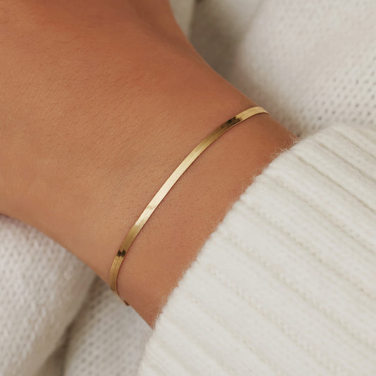 Aidee Leontine 14 karat gold snake bracelet - - Isabel Bernard
