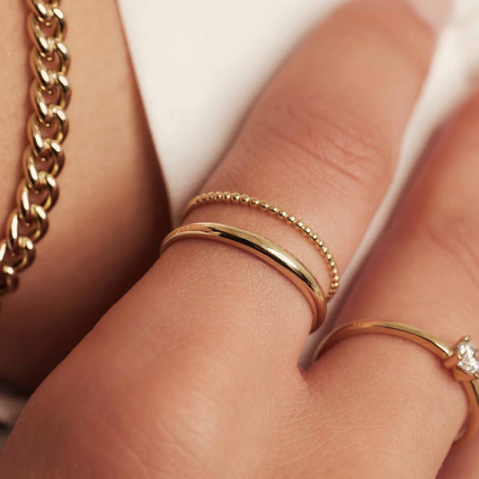 Rivoli Maryn 14 karat gold ring - - Isabel Bernard