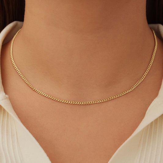 Aidee Julee 14 karat gold link necklace - - Isabel Bernard