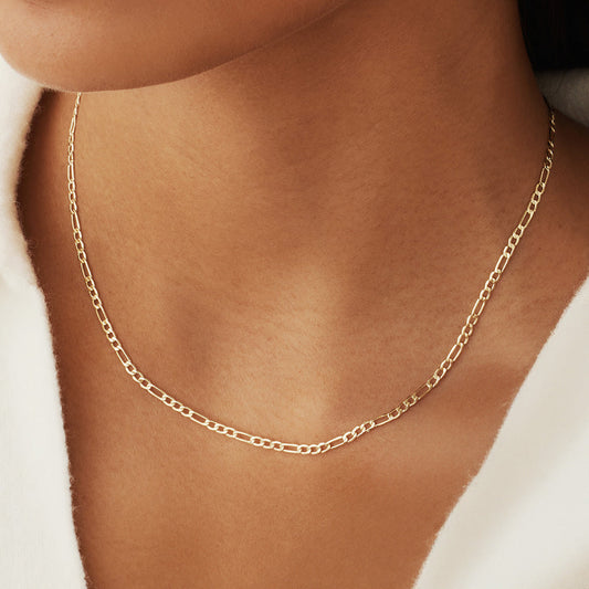 Rivoli Nina 14 karat gold necklace with royal link - - Isabel Bernard
