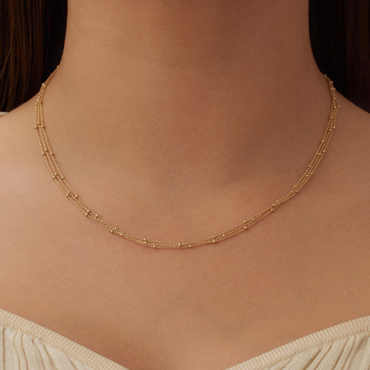 Belleville Celestiel 14 karat gold necklace - - Isabel Bernard