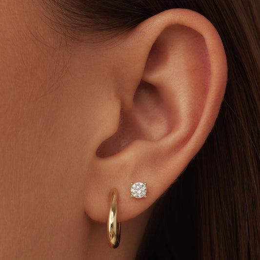 Rivoli Maryn 14 karat gold hoop earrings - - Isabel Bernard