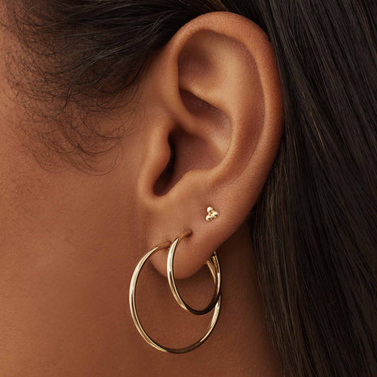 Cadeau d'Isabel 14 karat gold earring set - - Isabel Bernard