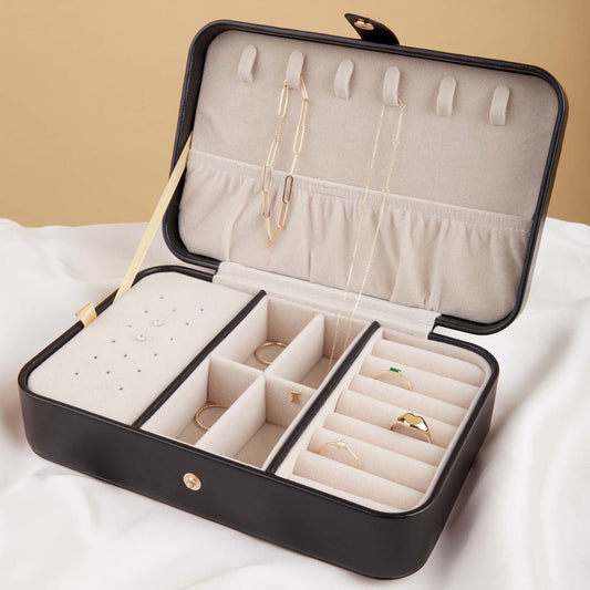 Cadeau d'Isabel black jewellery box - - Isabel Bernard