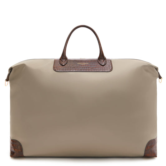 Du Louvre Colette taupe weekend bag large -  - Isabel Bernard