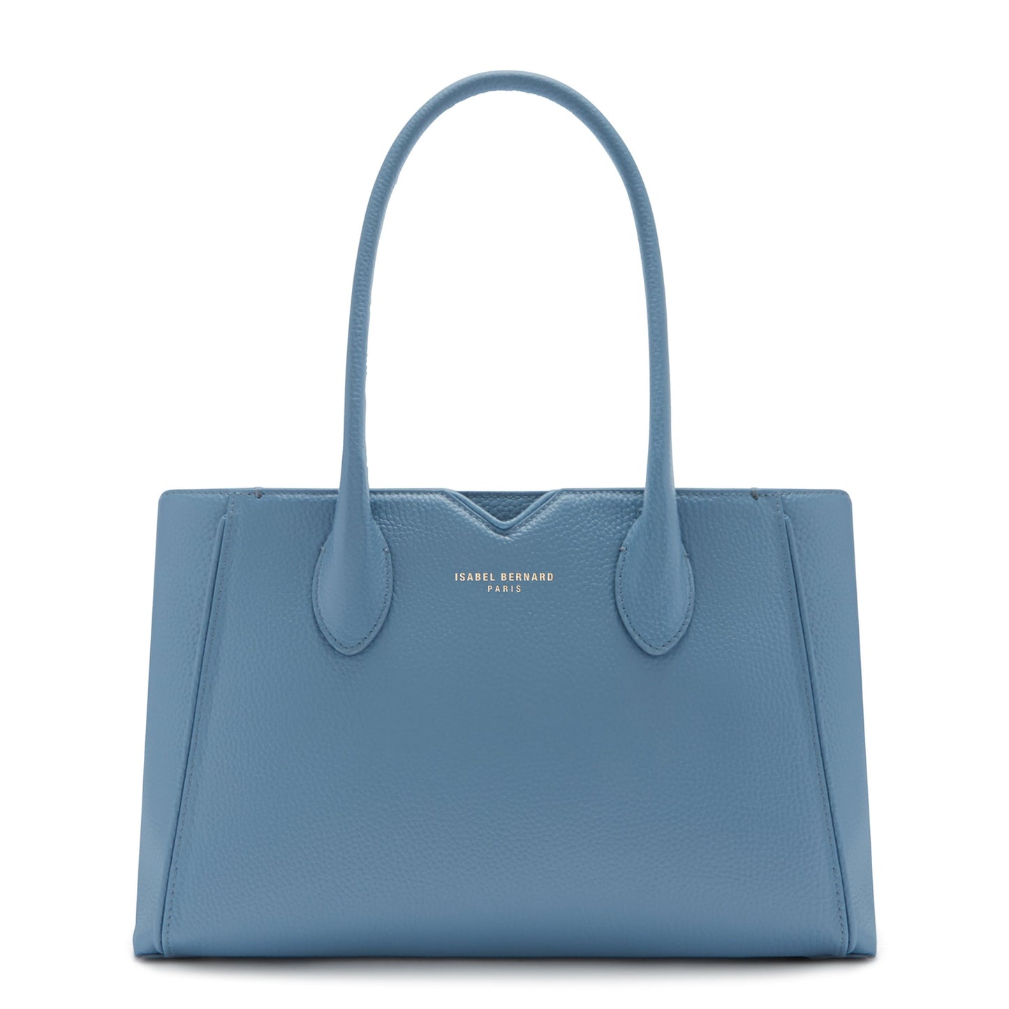 Honoré Cloe Midi blue calfskin leather handbag -  - Isabel Bernard