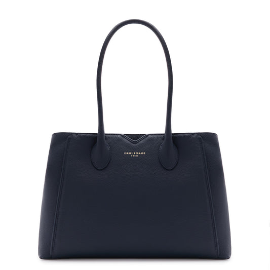 Honoré Cloe blue calfskin leather handbag -  - Isabel Bernard