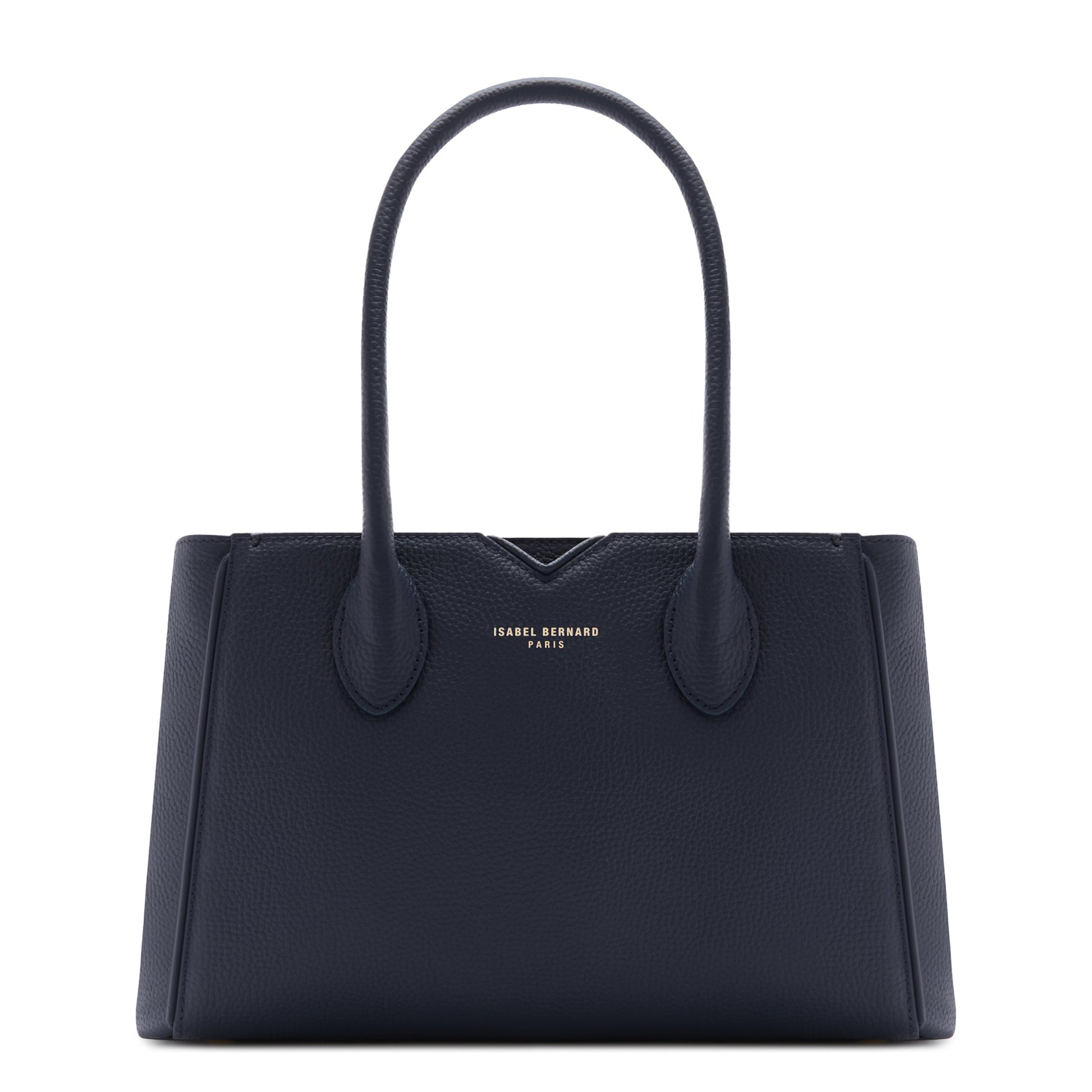 Honoré Cloe Midi blue calfskin leather handbag -  - Isabel Bernard