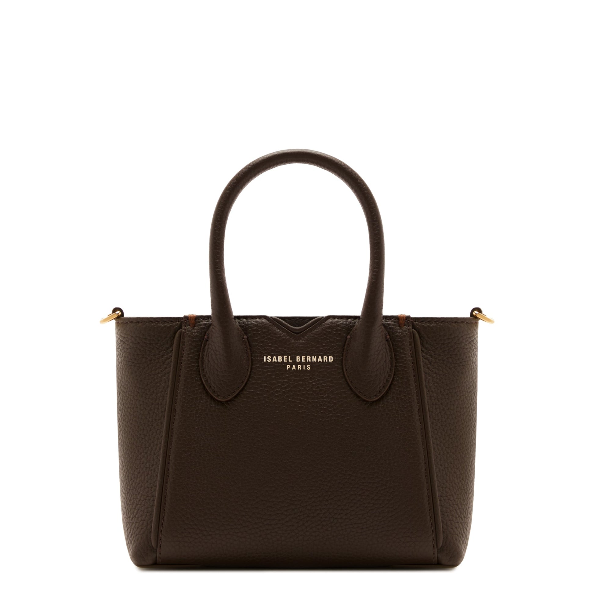 Honoré Cloe Mini brown calfskin leather handbag -  - Isabel Bernard