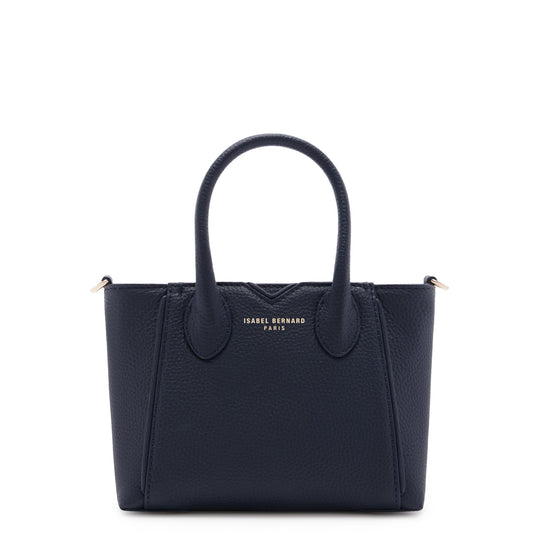 Honoré Cloe Mini blue calfskin leather handbag -  - Isabel Bernard