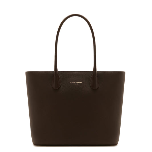 Honoré Lysanne brown calfskin leather shopper -  - Isabel Bernard