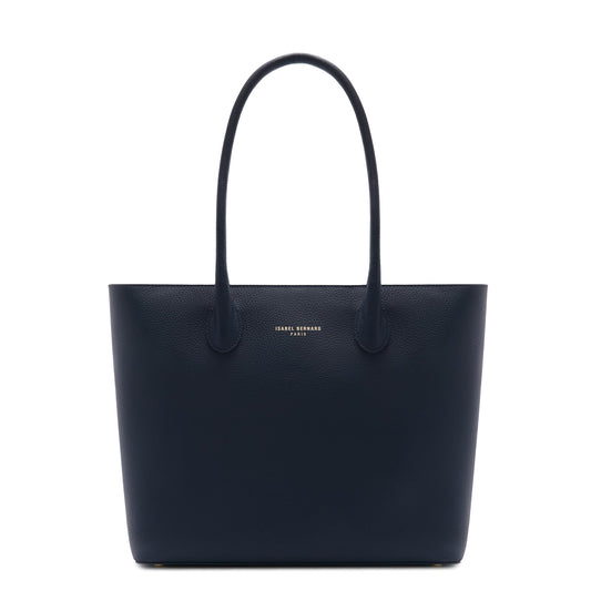 Honoré Lysanne blue calfskin leather shopper -  - Isabel Bernard