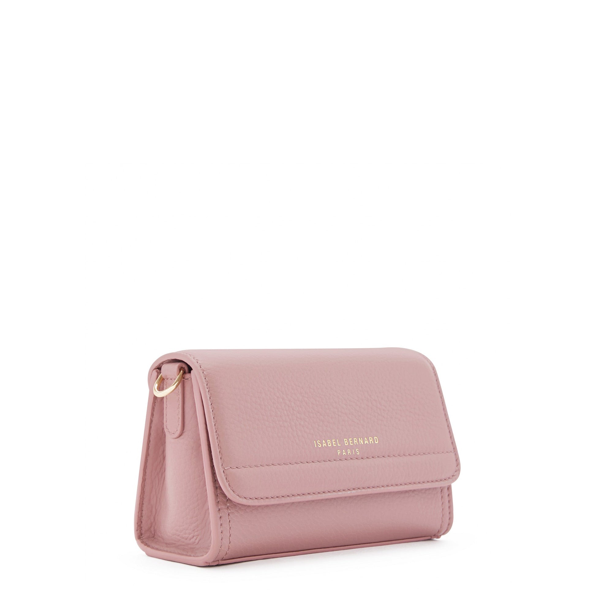 Femme Forte Kim pink calfskin leather crossbody bag -  - Isabel Bernard
