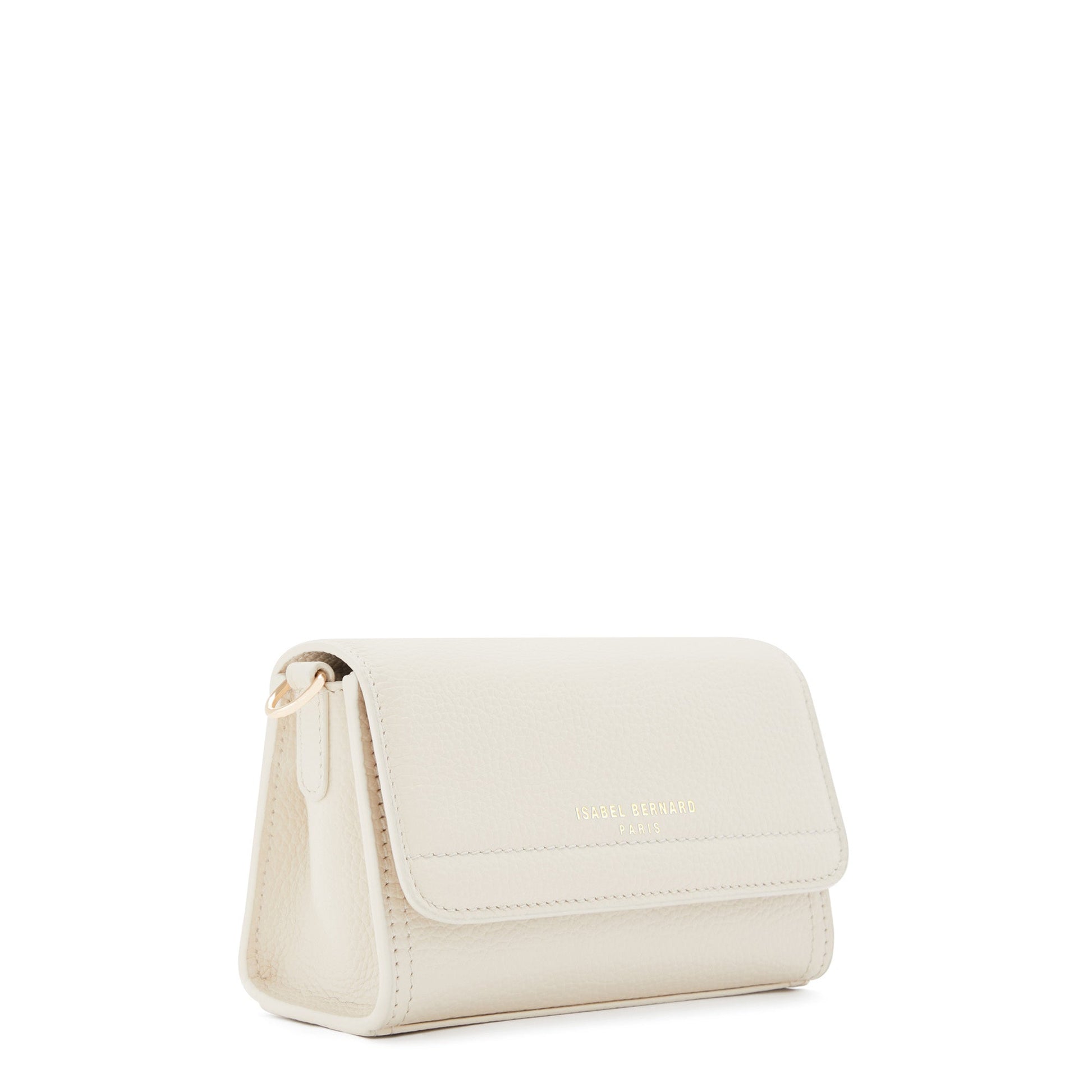 Femme Forte Kim cream calfskin leather crossbody bag -  - Isabel Bernard