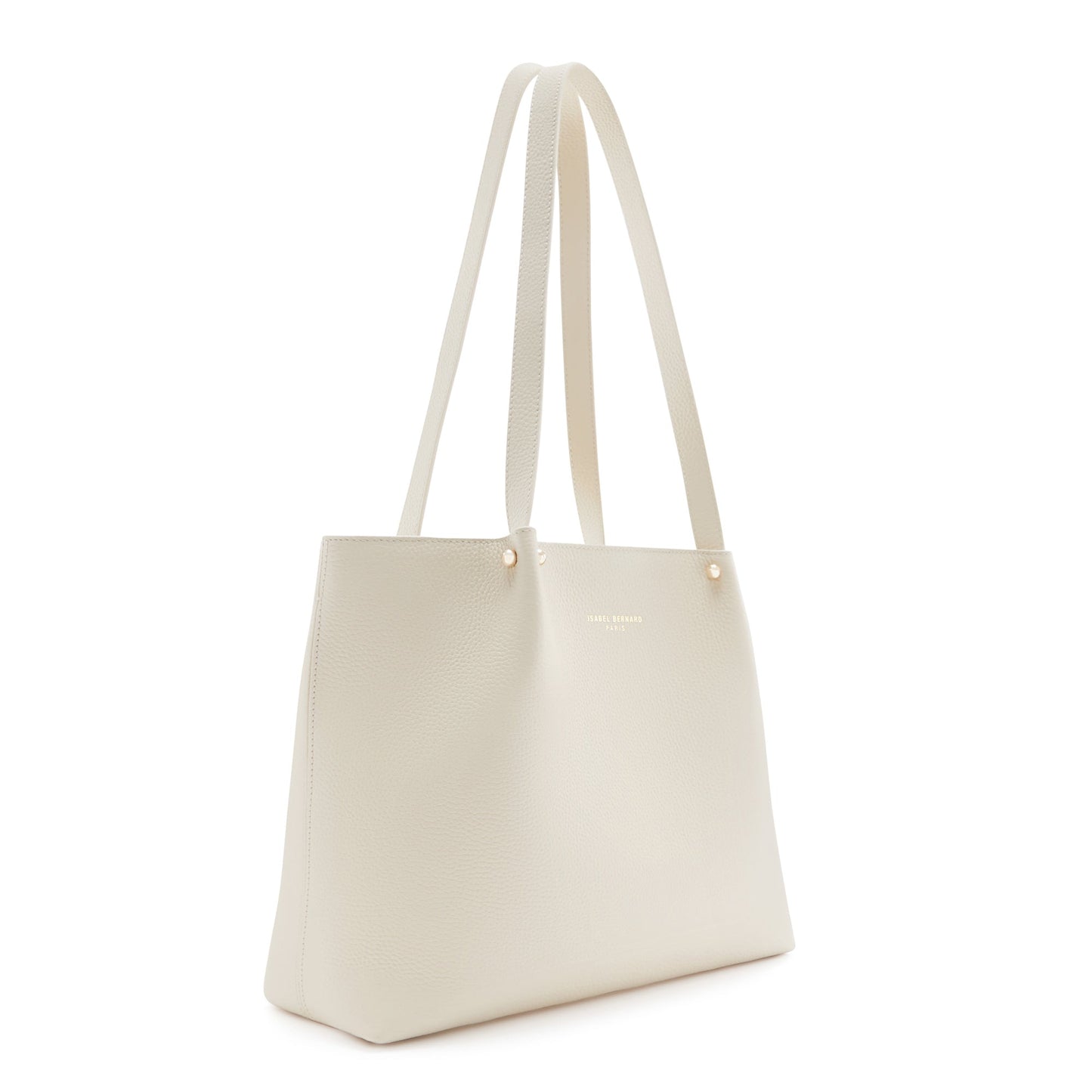 Honoré Nata cream leather shopper calfskin leather -  - Isabel Bernard