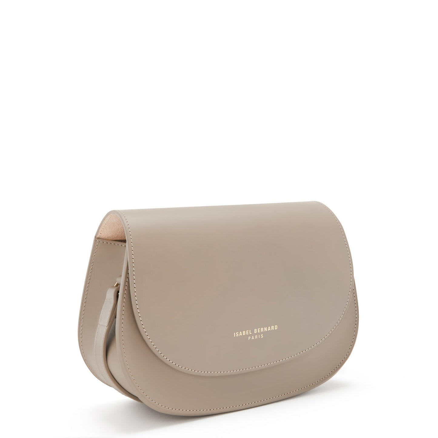 Montmartre Madelon taupe vegetable tanned leather crossbody bag -  - Isabel Bernard