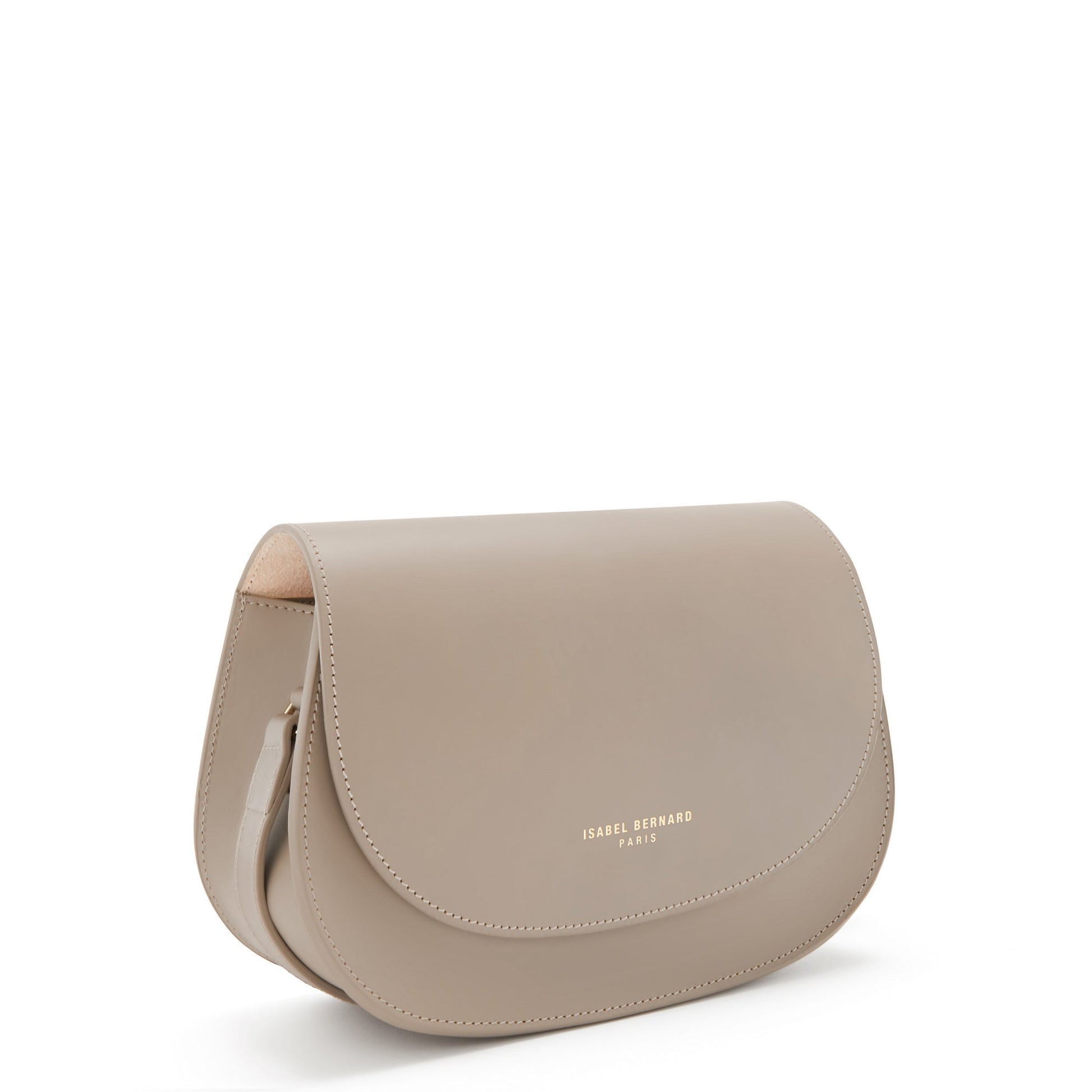 Montmartre Madelon taupe vegetable tanned leather crossbody bag -  - Isabel Bernard
