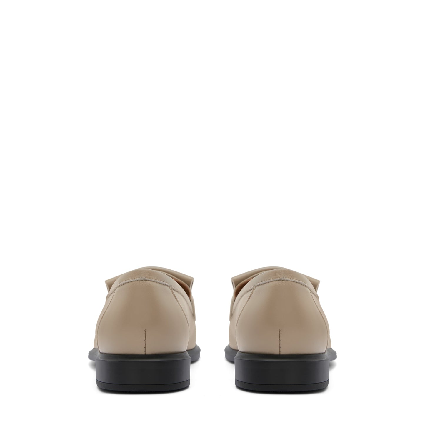 Vendôme Lave taupe calfskin leather loafers -  - Isabel Bernard