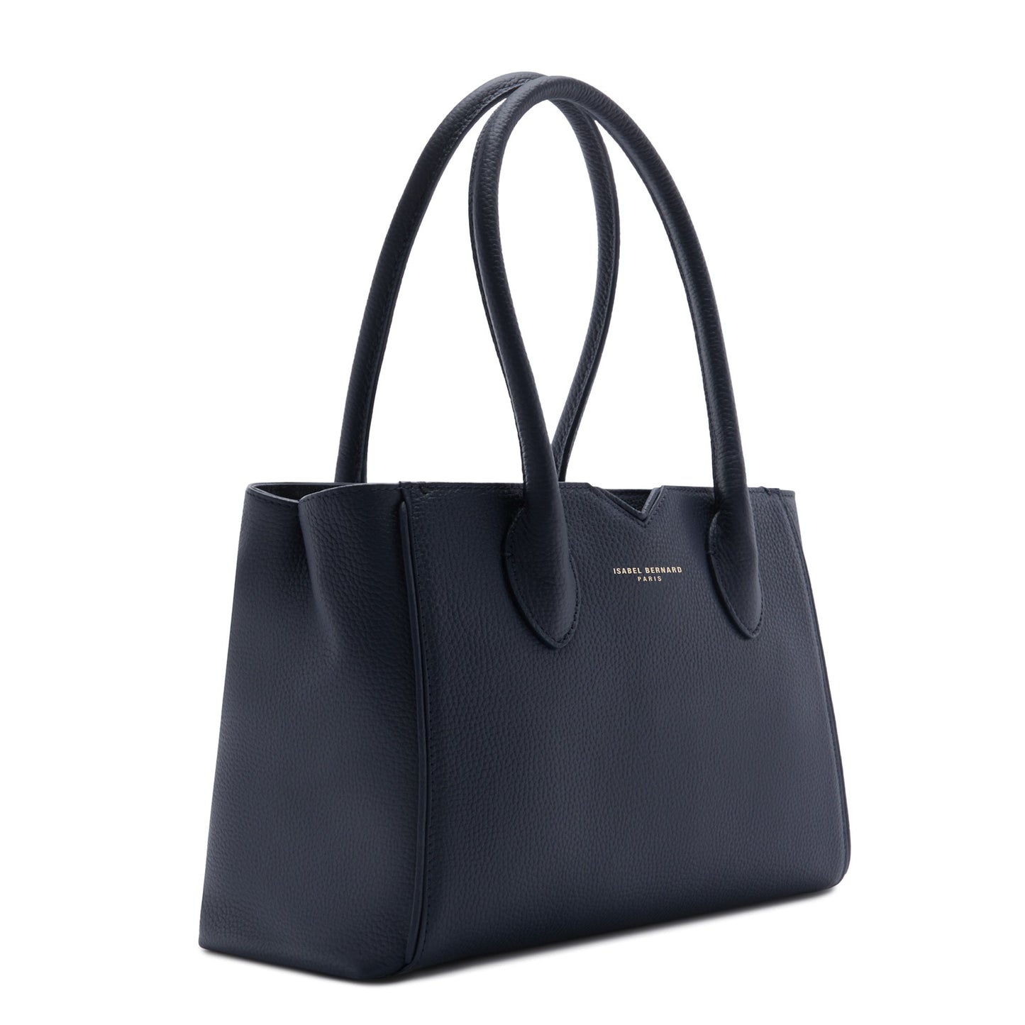 Honoré Cloe Midi blue calfskin leather handbag -  - Isabel Bernard