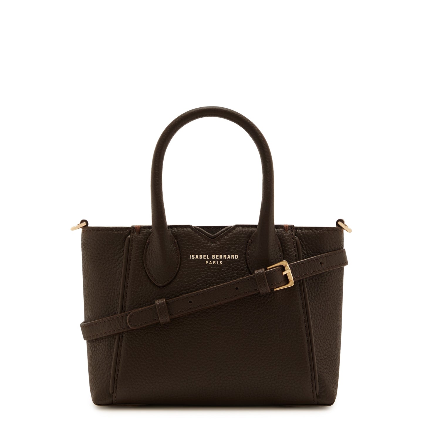 Honoré Cloe Mini brown calfskin leather handbag -  - Isabel Bernard
