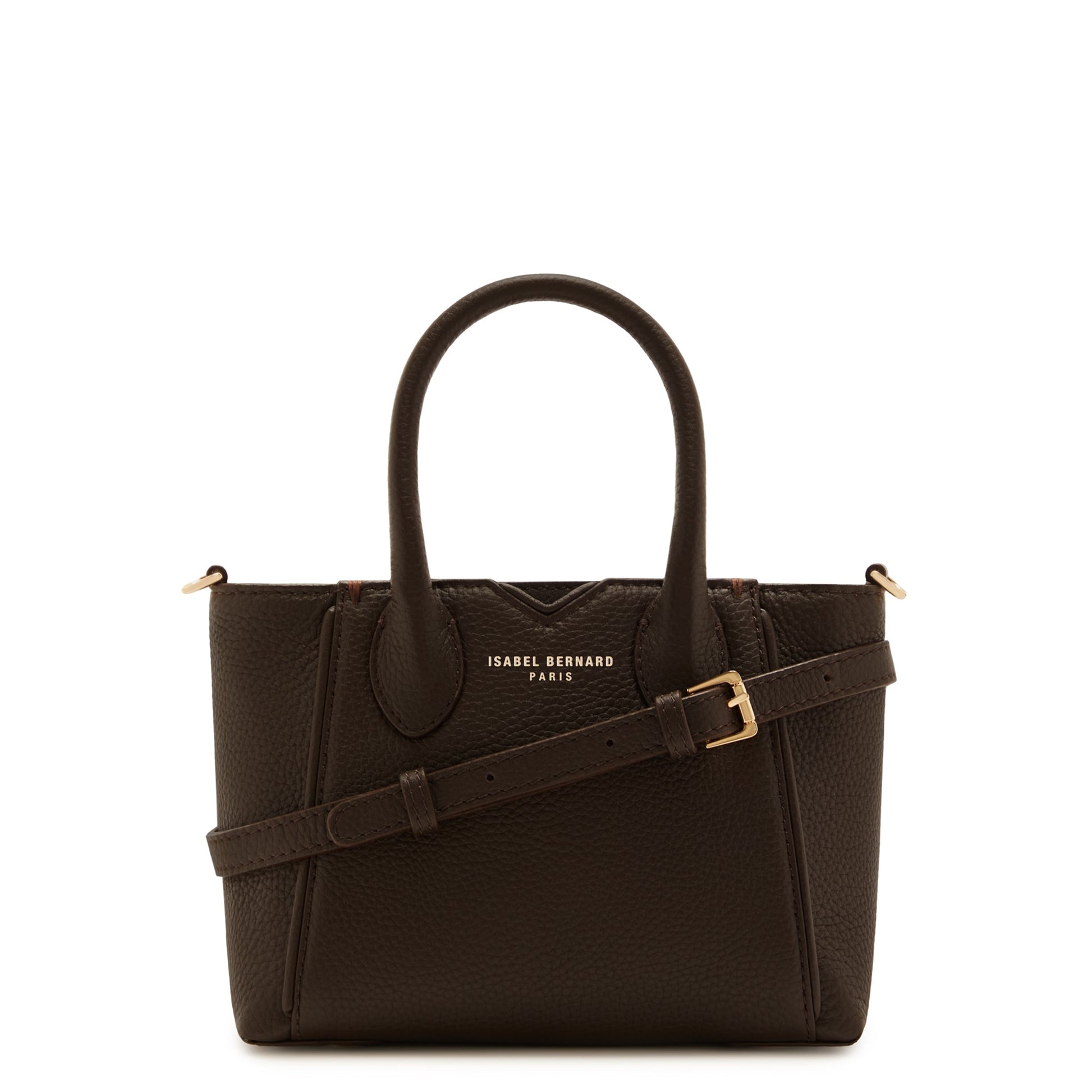 Honoré Cloe Mini brown calfskin leather handbag -  - Isabel Bernard