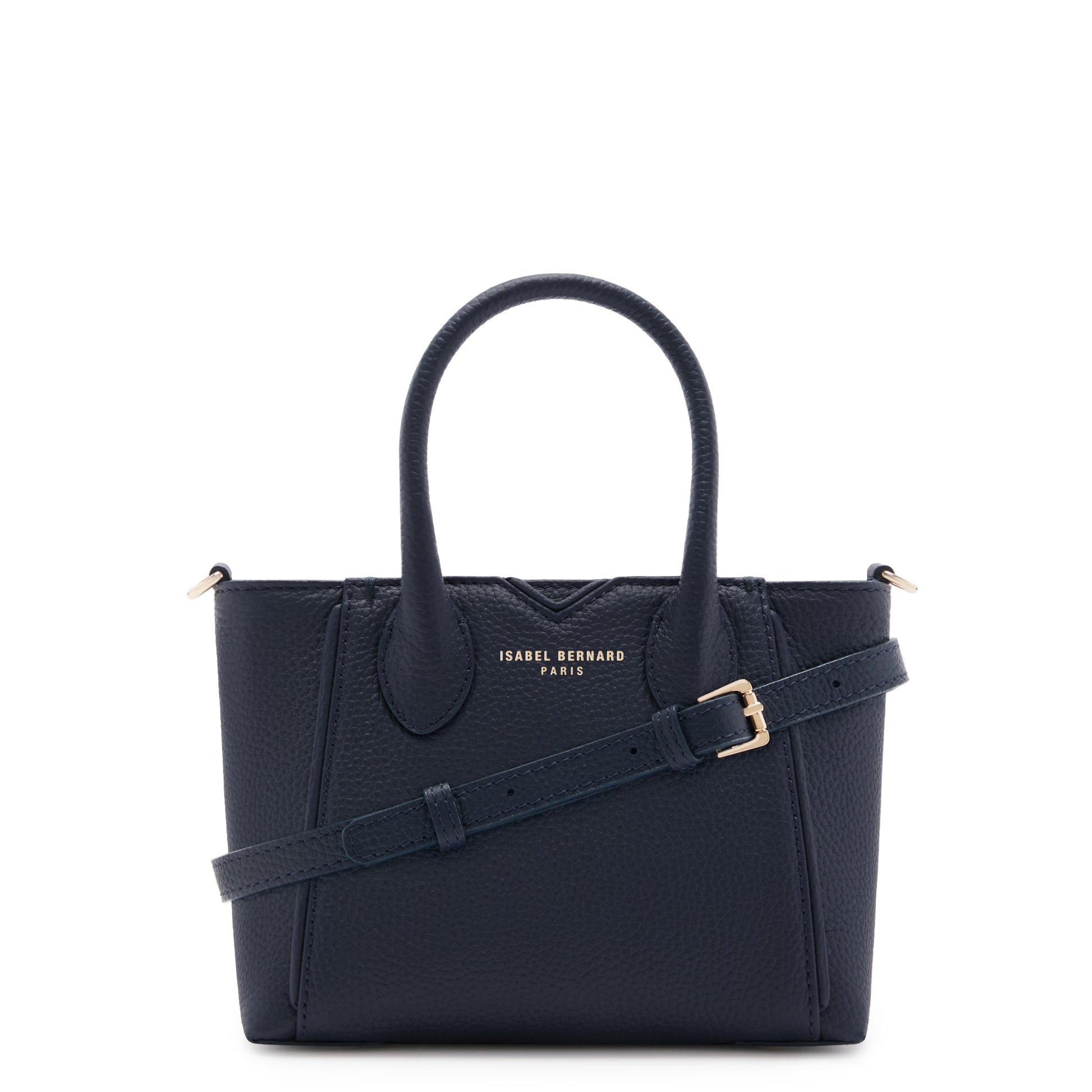 Honoré Cloe Mini blue calfskin leather handbag -  - Isabel Bernard