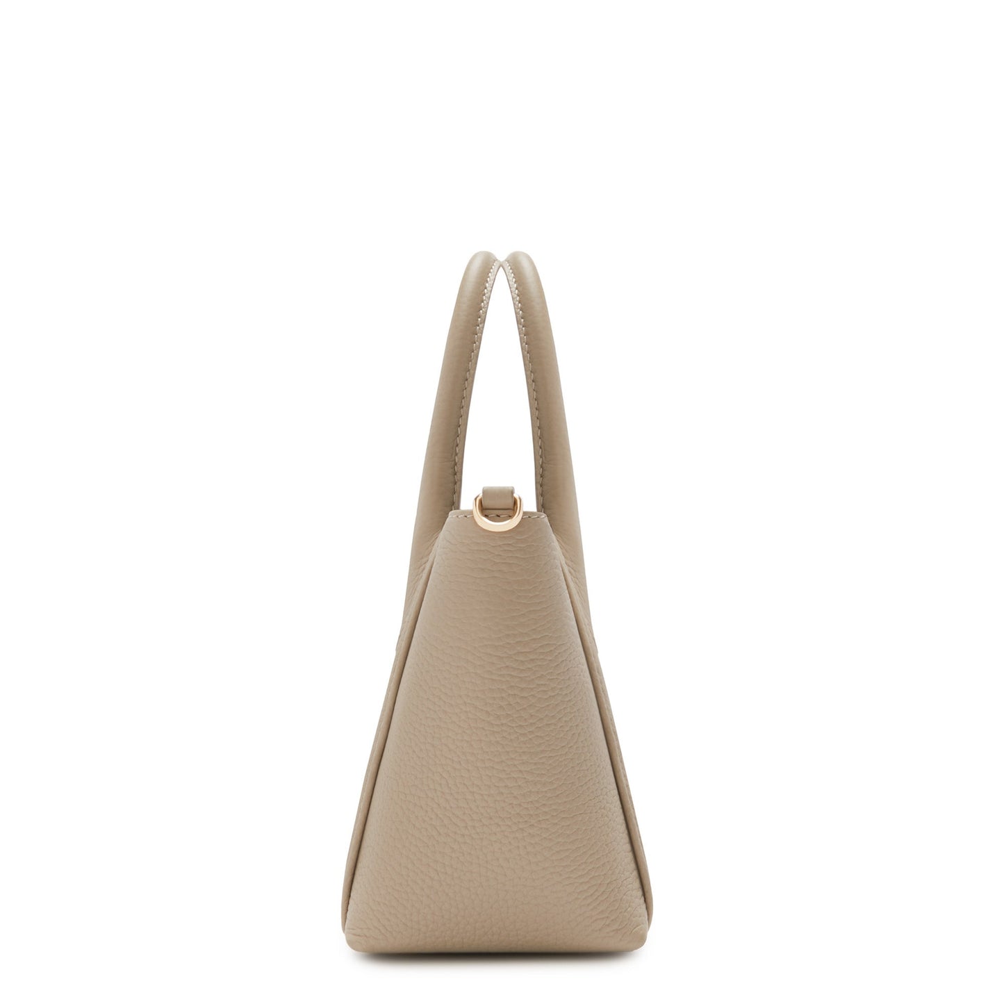 Honoré Cloe Mini taupe calfskin leather handbag -  - Isabel Bernard
