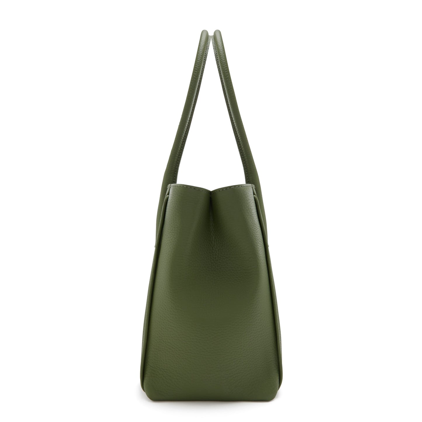 Honoré Cloe Midi green calfskin leather handbag -  - Isabel Bernard