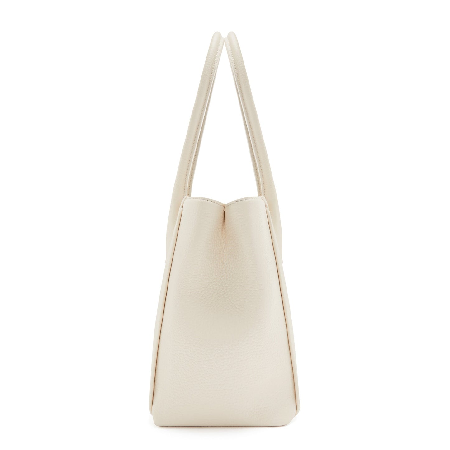 Honoré Cloe Midi cream calfskin leather handbag -  - Isabel Bernard