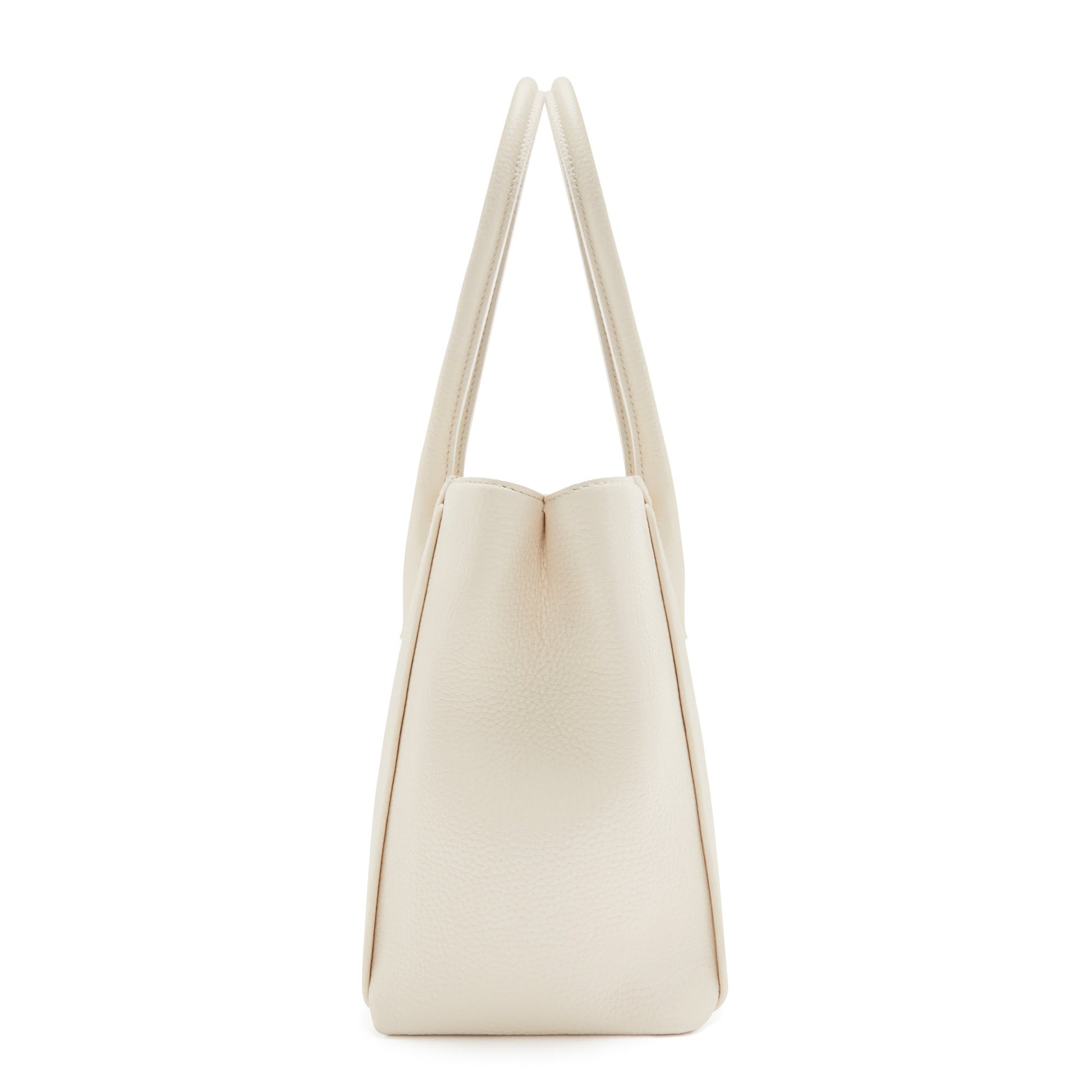 Honoré Cloe Midi cream calfskin leather handbag -  - Isabel Bernard