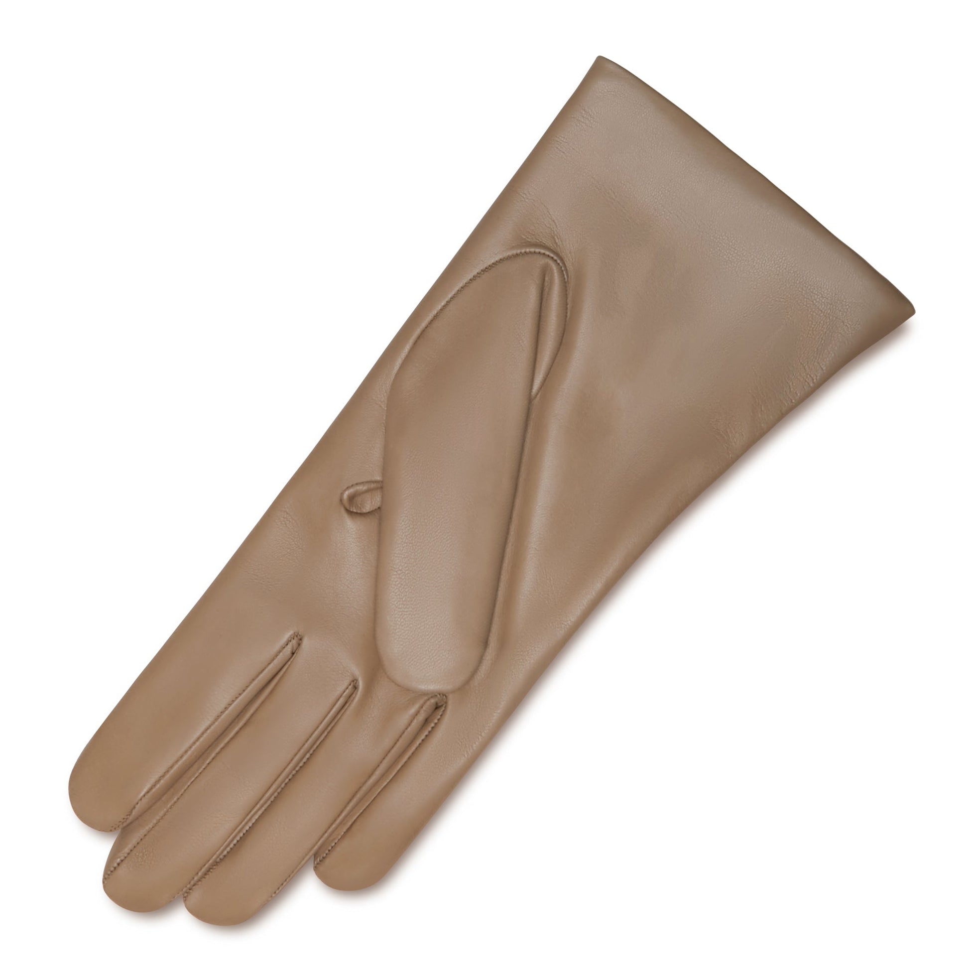 Honoré Eleanor taupe goatskin leather gloves -  - Isabel Bernard