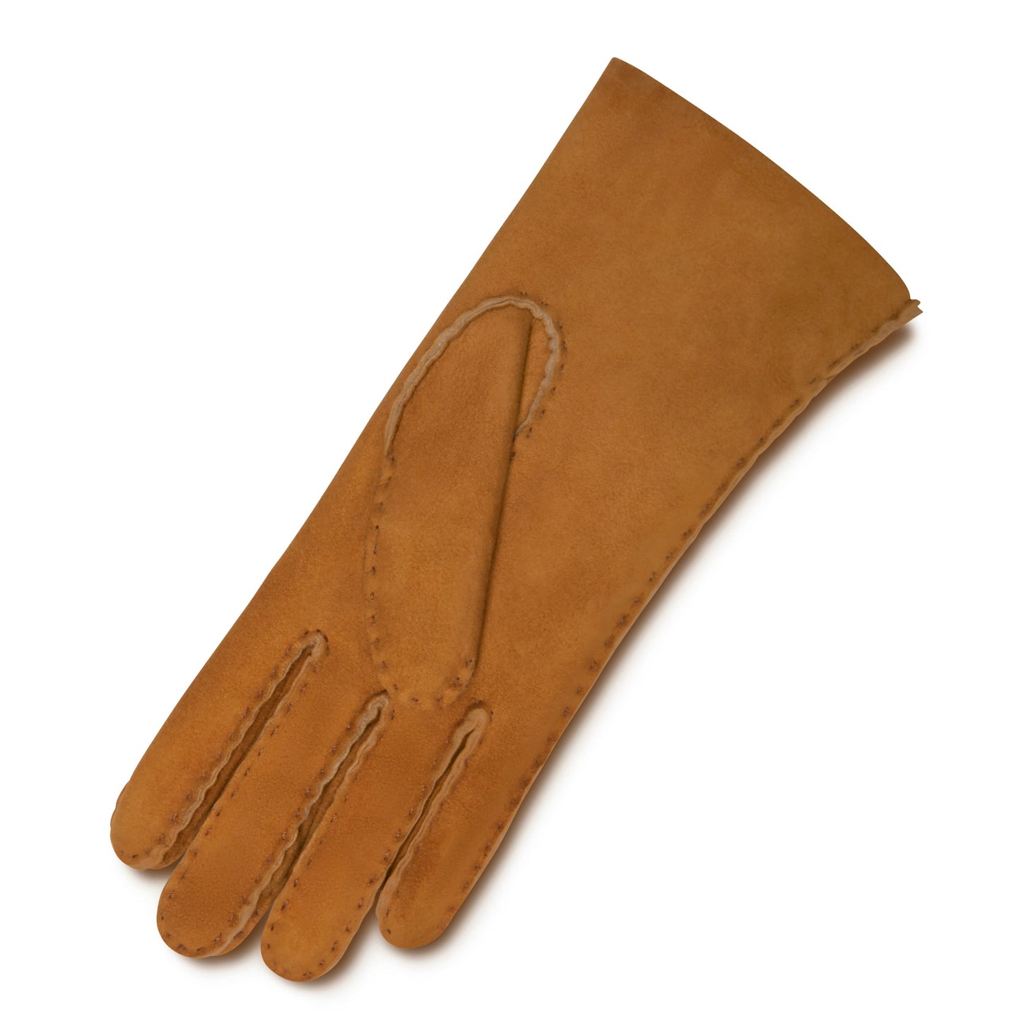 Honoré Zenia cognac lambskin gloves -  - Isabel Bernard