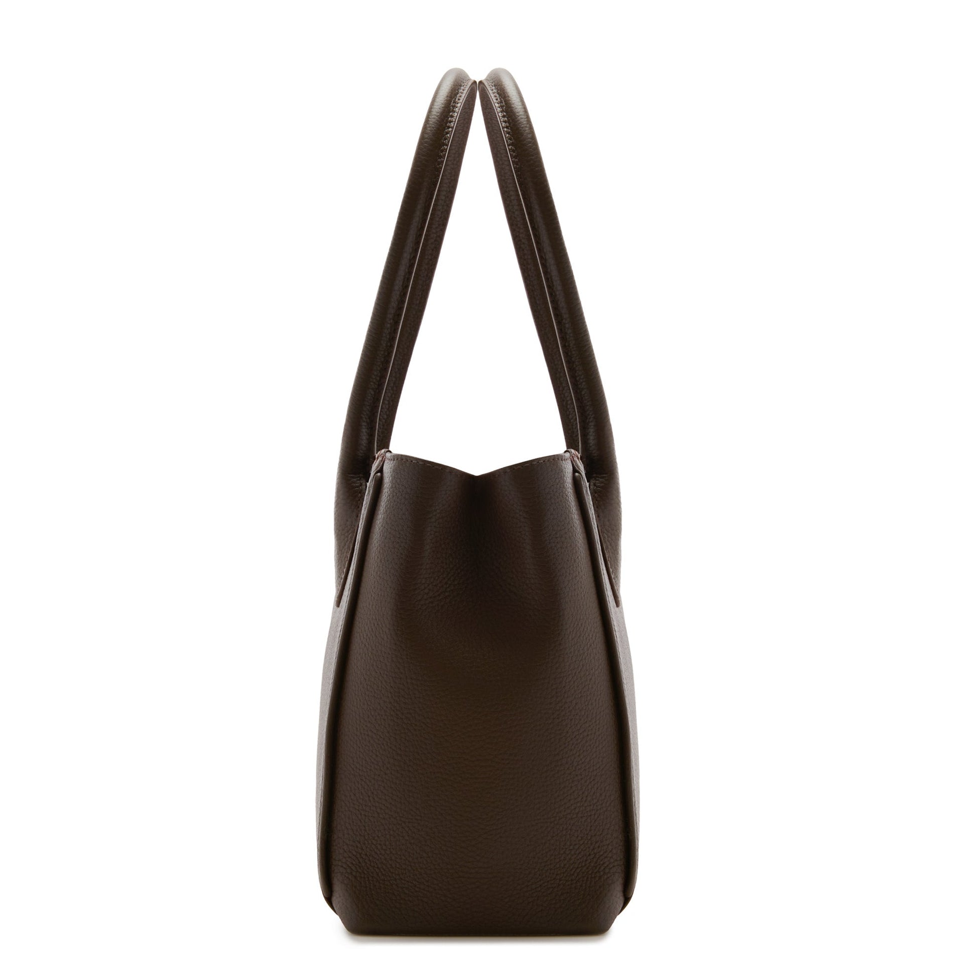 Honoré Cloe Midi brown calfskin leather handbag -  - Isabel Bernard