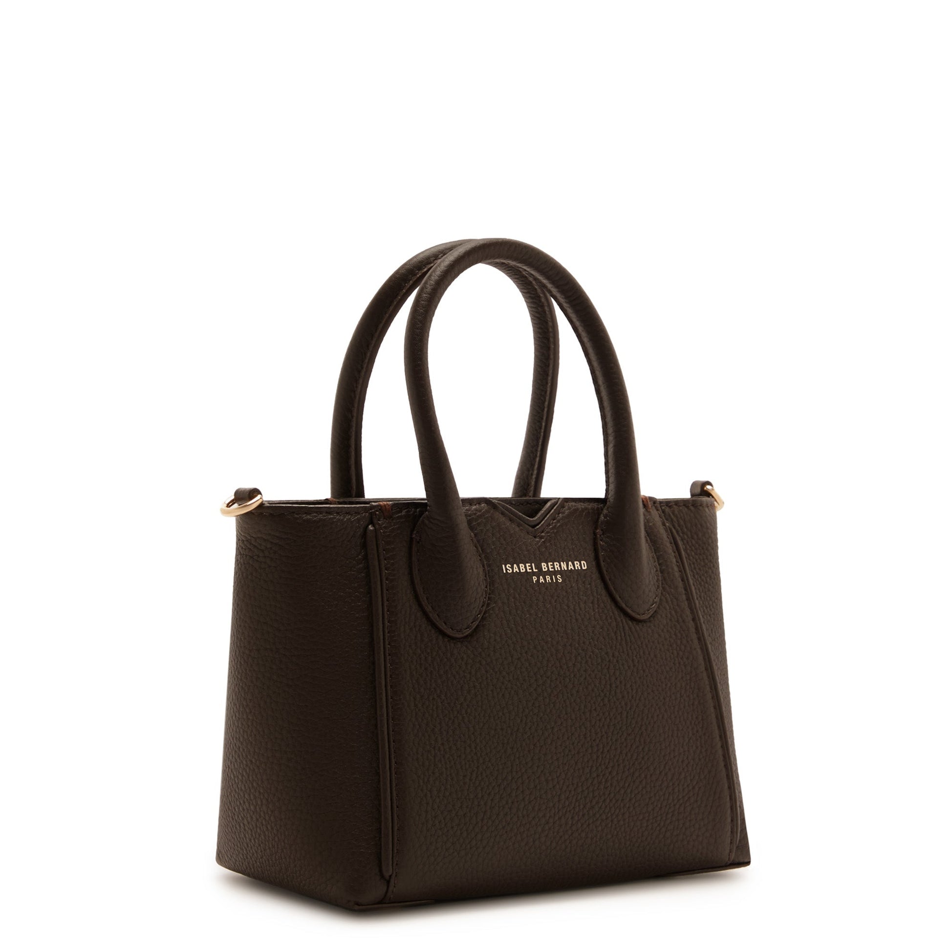 Honoré Cloe Mini brown calfskin leather handbag -  - Isabel Bernard