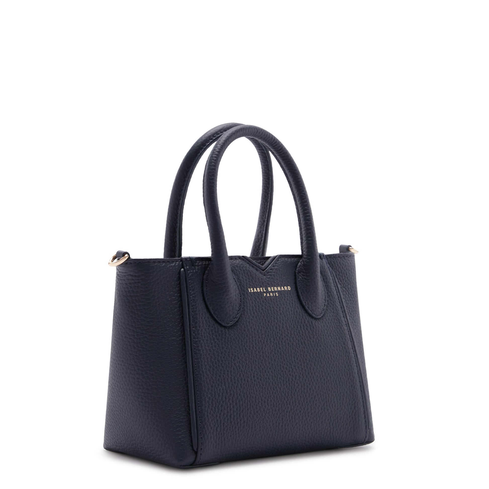 Honoré Cloe Mini blue calfskin leather handbag -  - Isabel Bernard