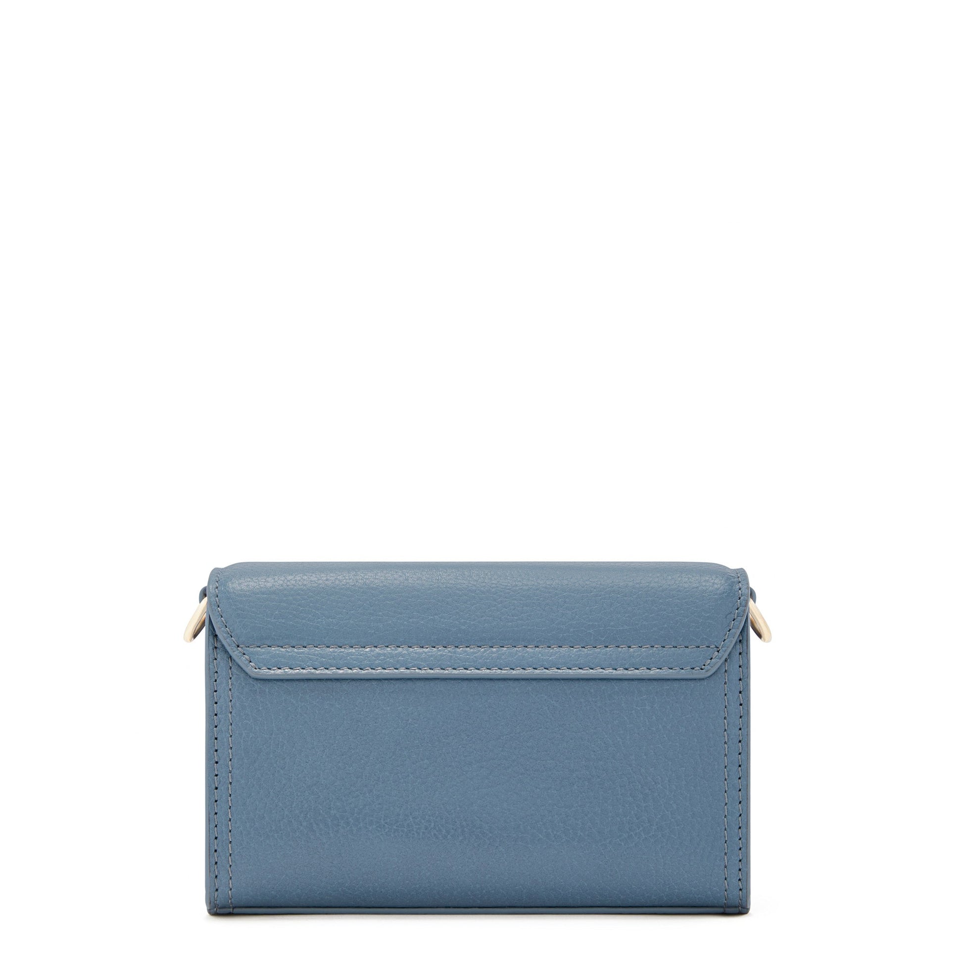Femme Forte Kim blue calfskin leather crossbody bag -  - Isabel Bernard