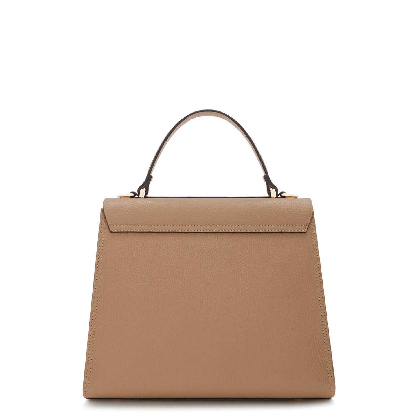 Femme Forte Simone Midi beige leather handbag calfskin leather -  - Isabel Bernard