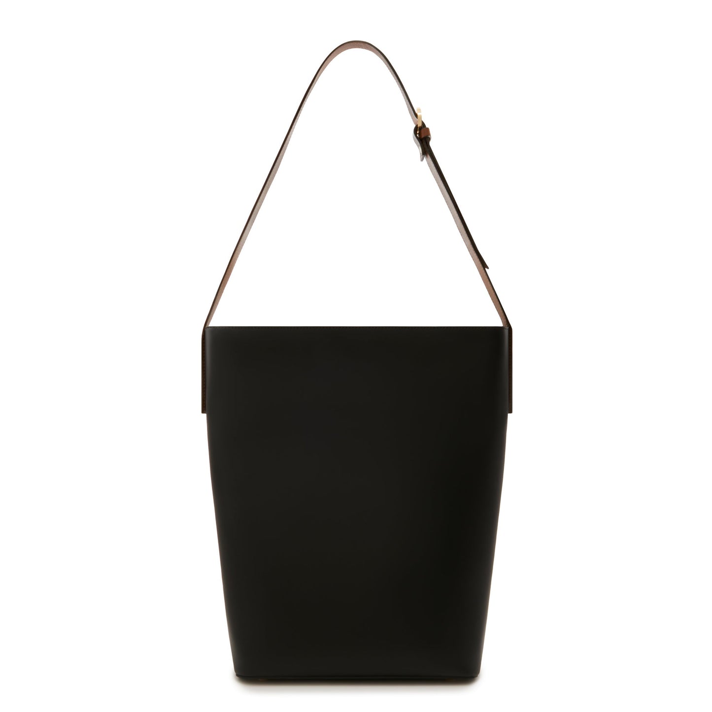 Honoré Flora black calfskin leather shoulder bag with laptop compartment -  - Isabel Bernard