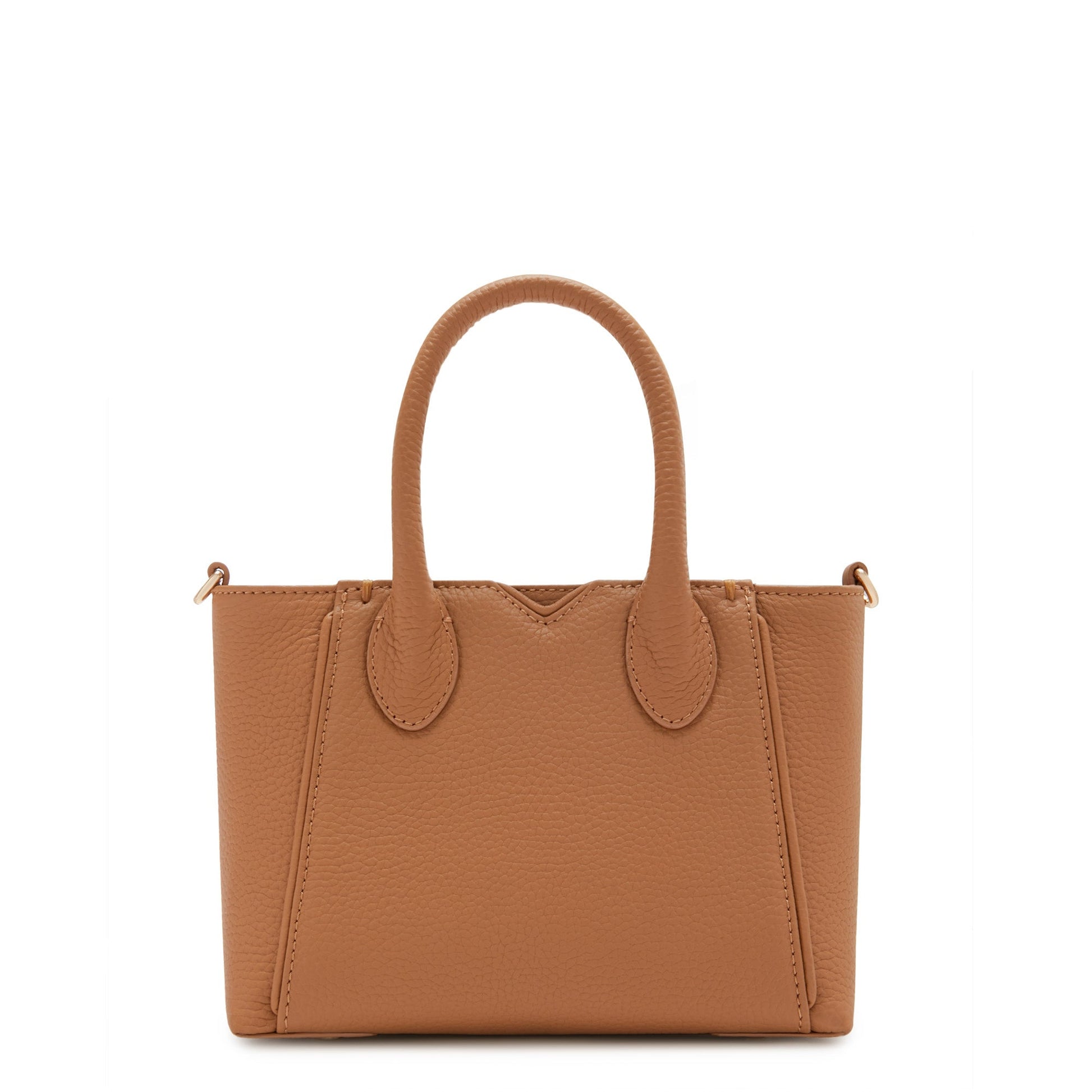 Honoré Cloe Mini camel calfskin leather handbag -  - Isabel Bernard