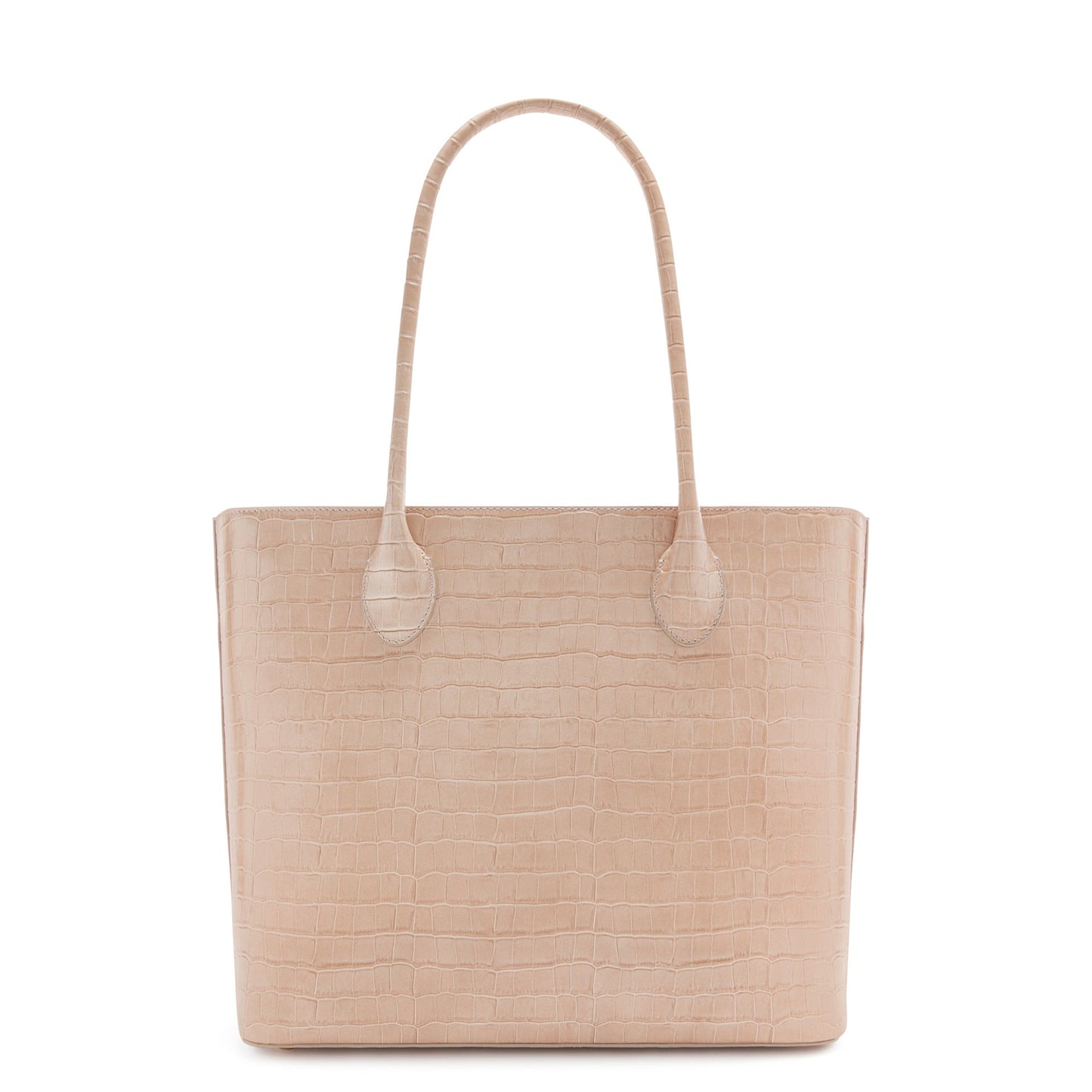 Honoré Lysanne croco beige leather shopper calfskin leather -  - Isabel Bernard