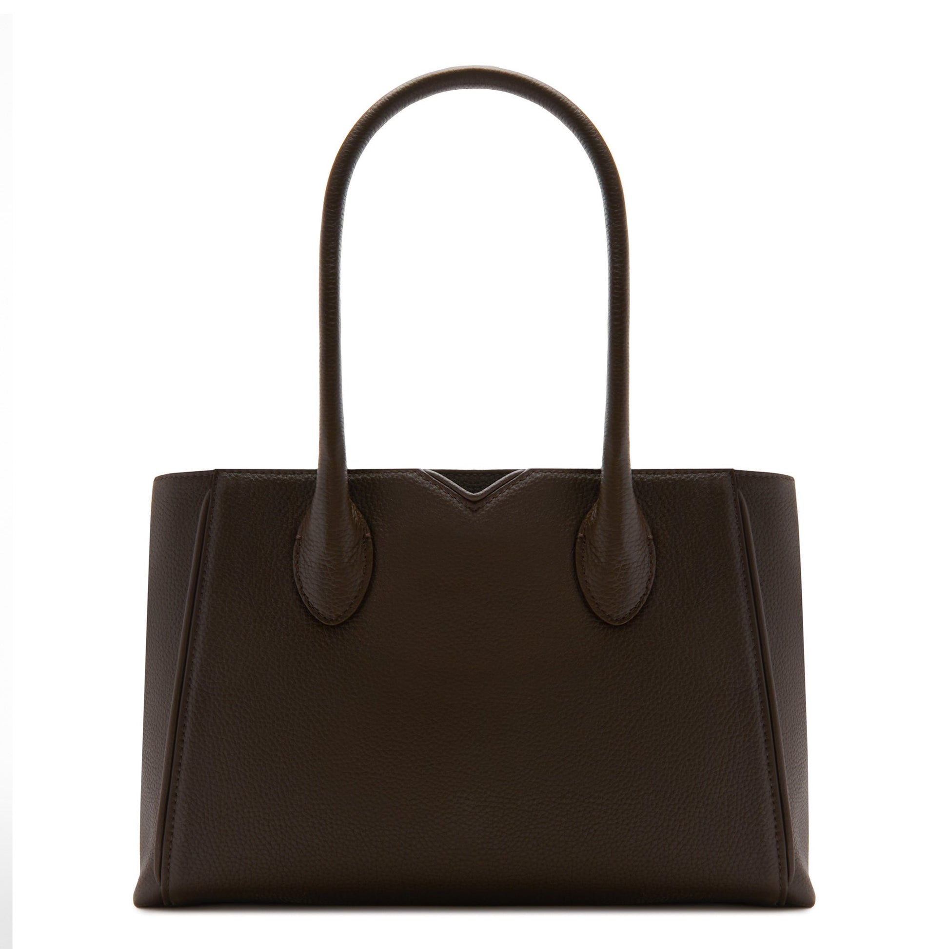 Honoré Cloe Midi brown calfskin leather handbag -  - Isabel Bernard