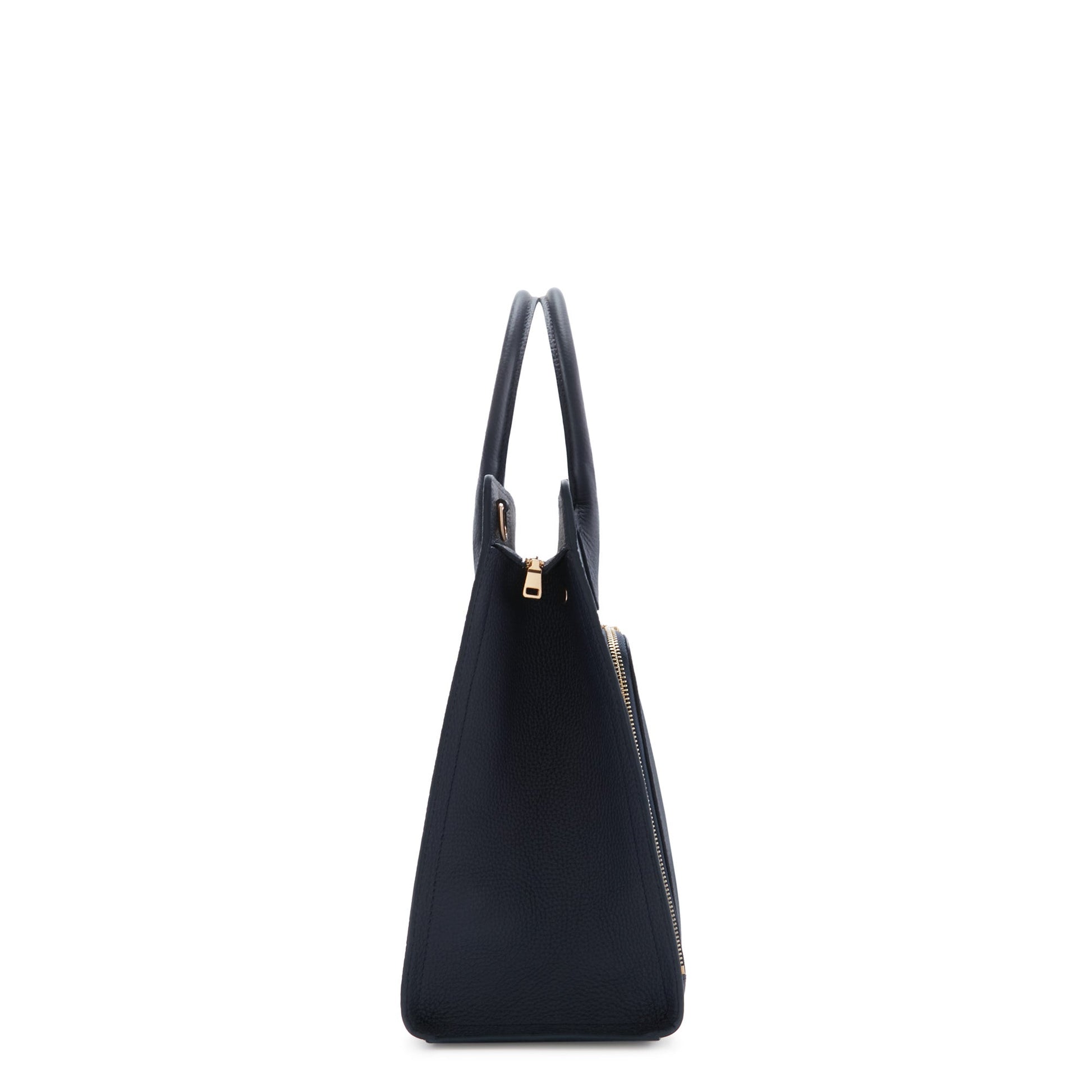 Honoré Nadine blue calfskin leather handbag with laptop compartment -  - Isabel Bernard