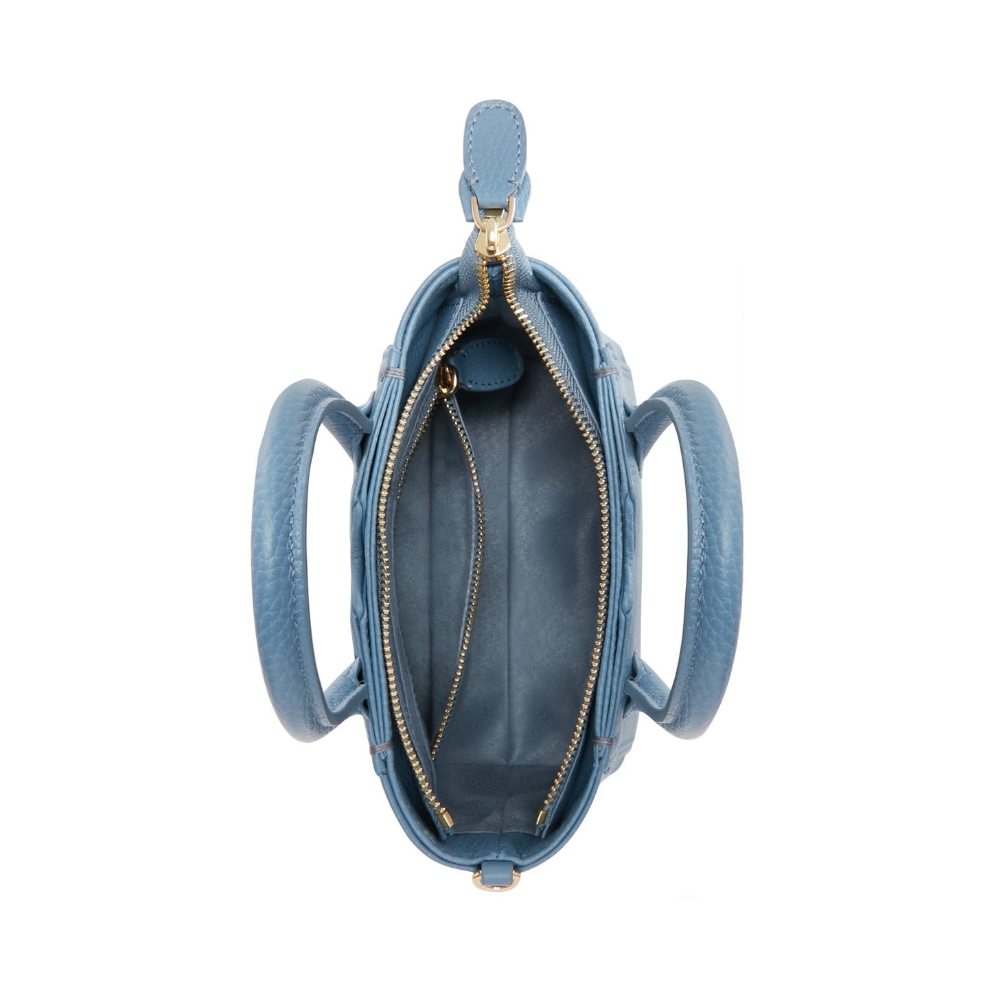 Honoré Cloe Mini blue calfskin leather handbag -  - Isabel Bernard