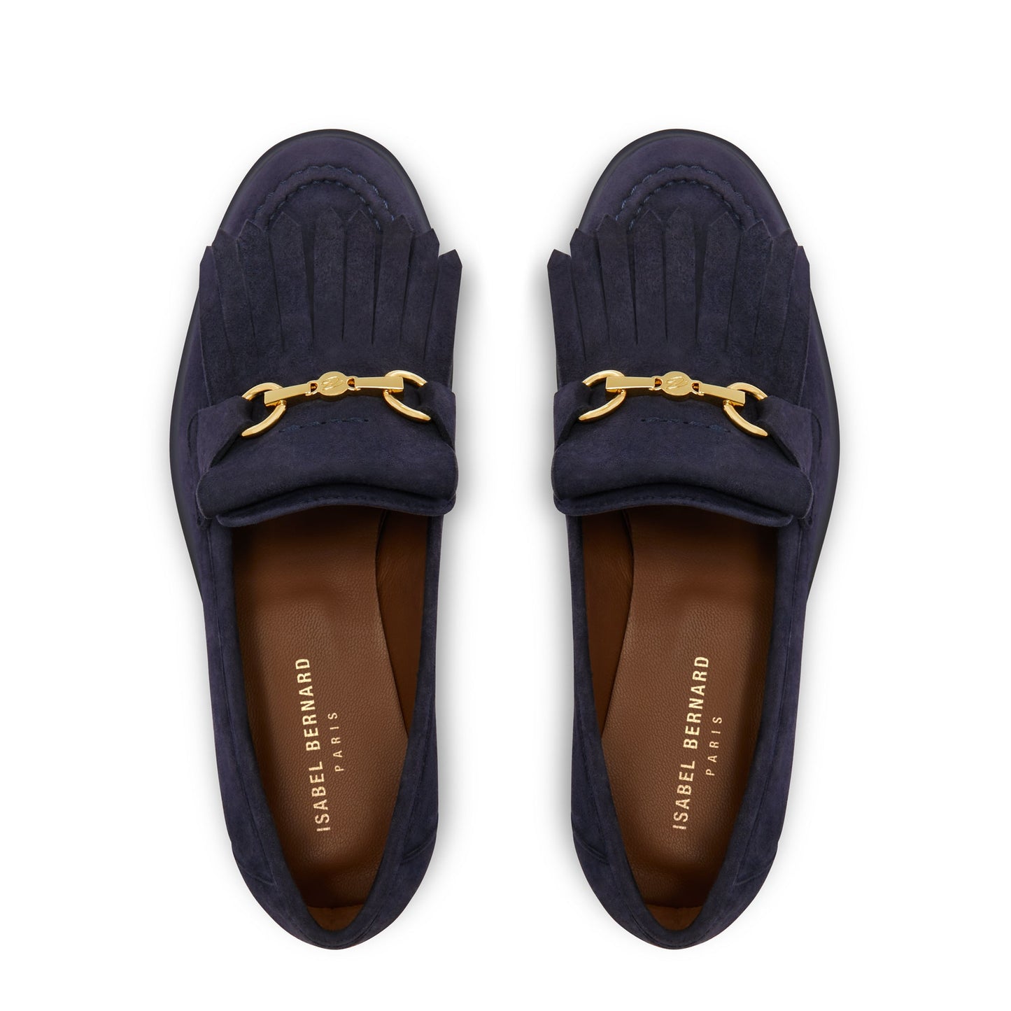 Vendôme Lave blue suede loafers -  - Isabel Bernard