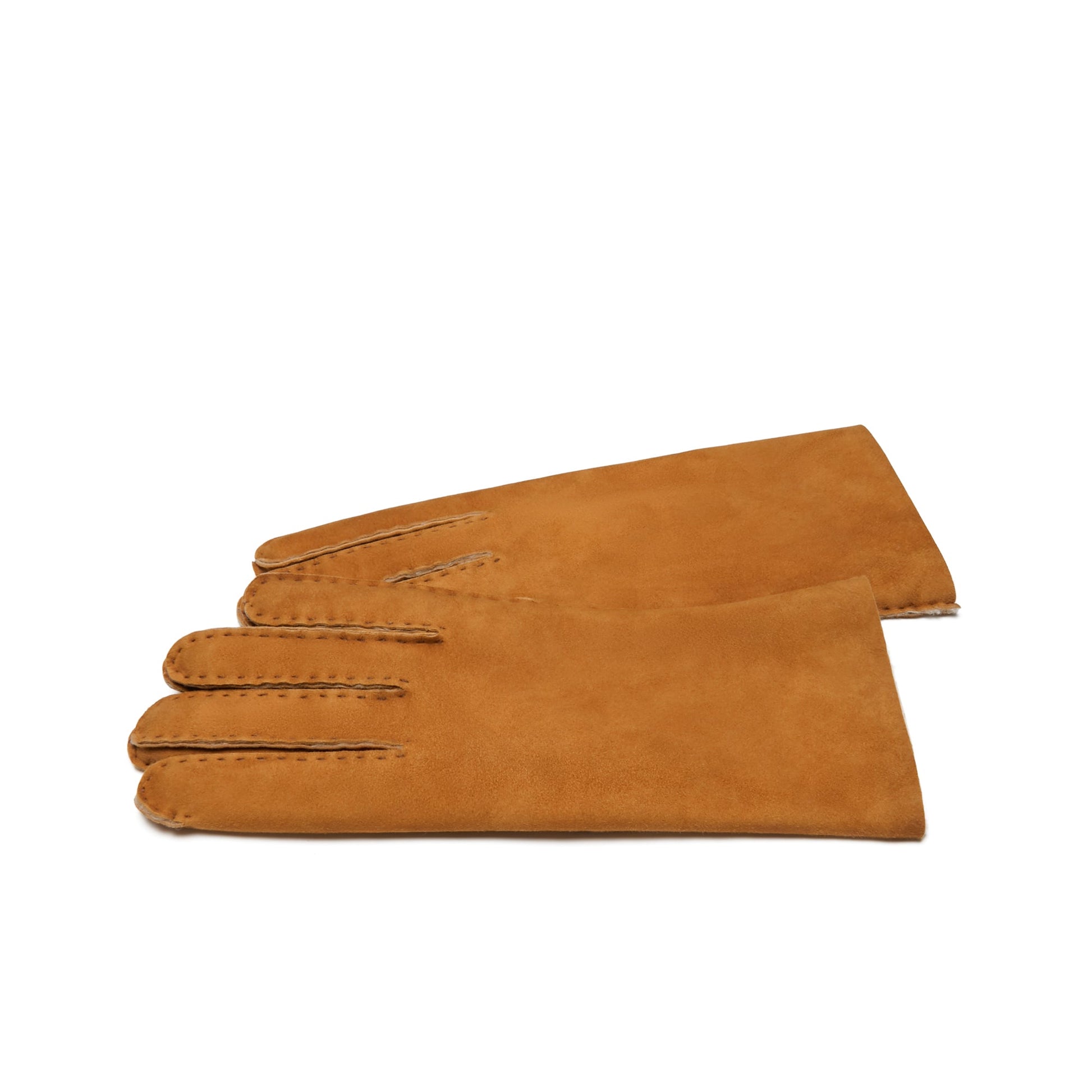 Honoré Zenia cognac lambskin gloves -  - Isabel Bernard